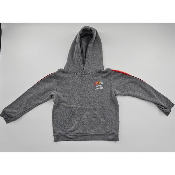 Tiny Whales kids unisex Love is the Answer hoodie Size 12/14 - Picture 3 of 4